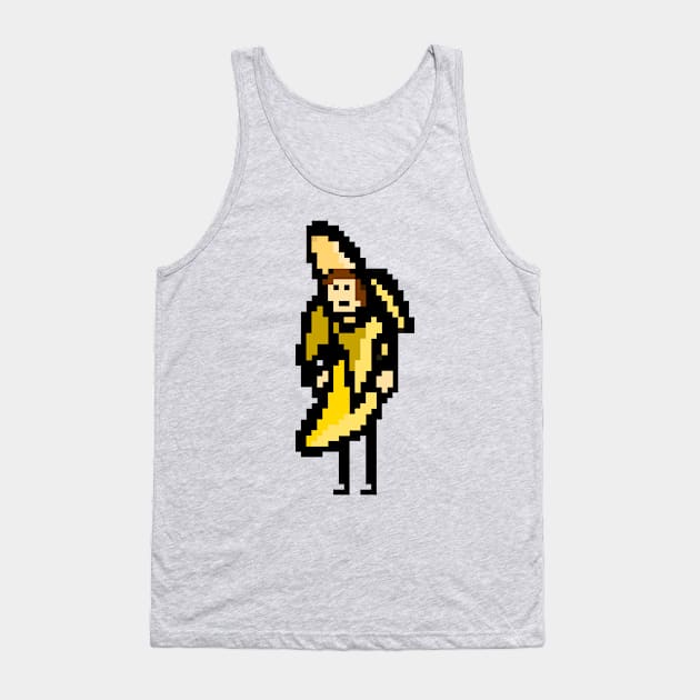 Banana Man Tank Top by Aphantasous